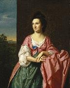 John Singleton Copley Mrs. Sylvester Gardiner, nee Abigail Pickman, formerly Mrs. William Eppes Spain oil painting artist